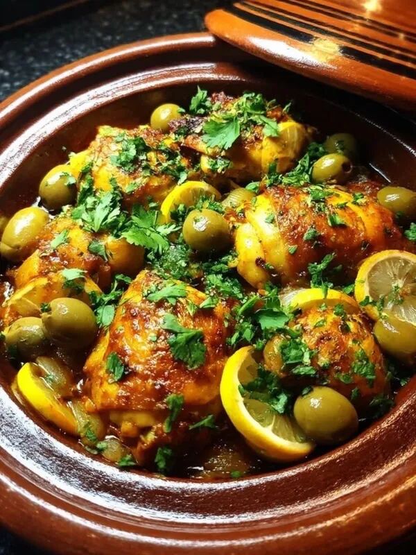 LE PLAT DU JOUR À LA FONTAINE : TAJINE DE POULET